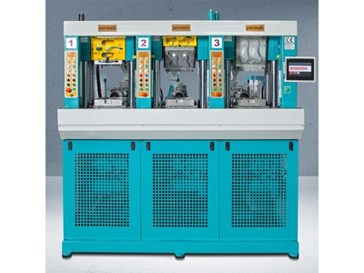 3 İstasyon 1 Renk TPU Enjeksiyon Taban Makinesi - 6