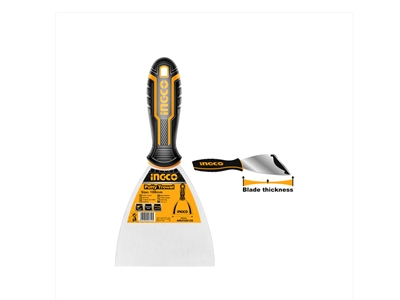 100 mm Paslanmaz Çelik Endüstriyel Macun Mala Spatulası - 0
