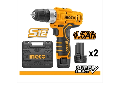 10 Mm 12V 1.5Ah Li-Ion Cordless Drill - 0