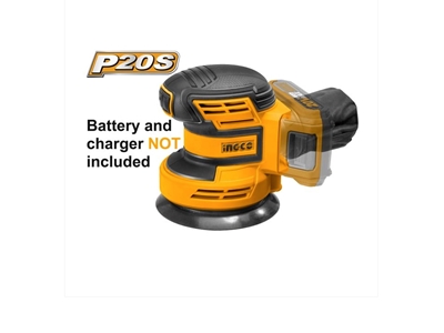 20V 2.0Ah Li-İon Akülü Eksantrik Zımpara Makinası - 0