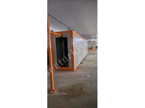 Installation de poudrage électrostatique en poudre de 20 mètres
