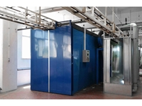 Overhead Pallet Powder Coating Oven And Powder Painting Booth - 0