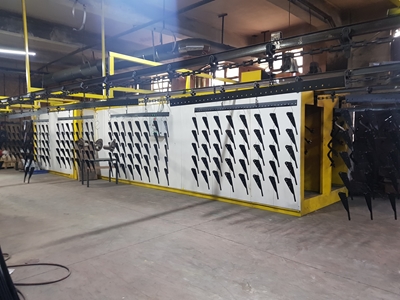 28(14X2) Meter U Type Powder Coating Plant - 0