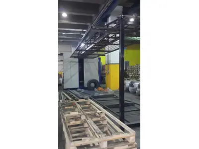 Semi-Automatic Top Pallet Electrostatic Powder Coating Plant