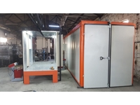 Cabin And Box Type Paint Oven With Overhead Pallet Conveyor - 0