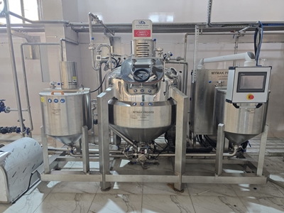 120 Lt / Batch Ketchup Mayonnaise Soßen Produktionsmaschine - 9