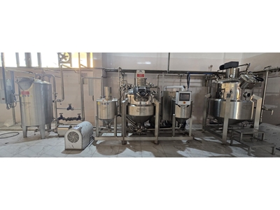 500 Lt / Batch Ketchup Mayonnaise Soßen Produktionsmaschine - 6