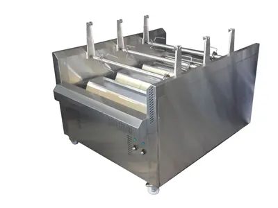 3 Şişlik Turbo Fanlı Kuzu Çevirme Makinesi