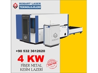 Лазерный станок Robart Lazer | 6 кВт 1530 закрытого исполнения с волоконным лазером - 2