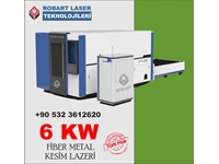 Лазерный станок Robart Lazer | 6 кВт 1530 закрытого исполнения с волоконным лазером - 4
