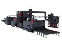 Bmk1 Roller Conveyor Shot Blasting Machine for Sheet and Profile - 0