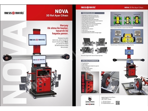 Nova 3D Rot Ayar Makinası 