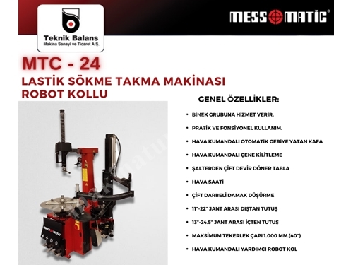 (Rft) Tire Removing Mounting Machine Robot Armed