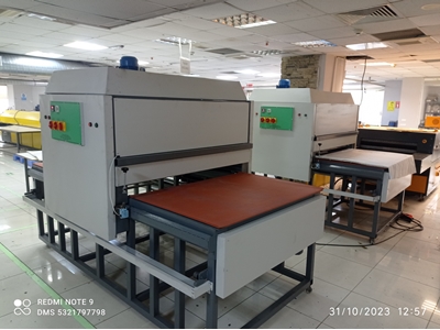 90X130 Cm Automatic Closed Type Flexo Printing Machine On Jeans - 0
