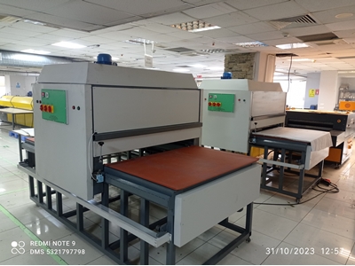 90X130 Cm Automatic Closed Type Flexo Printing Machine On Jeans - 13