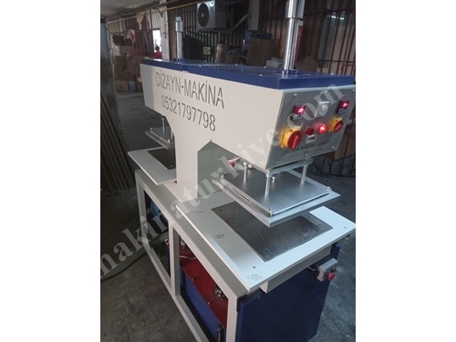 35X35 Cm Double Head Hydraulic Transfer Printing Press
