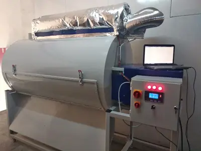 Machine de traitement thermique de 800 kg de fumier de lombric