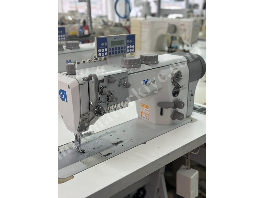 Head Motor Single Needle Double Shoe Leather Sewing Machine