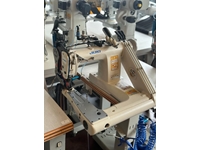 Pneumatic Automatic Denim Sleeve Sewing Machine - 0