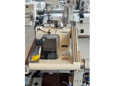 3-Nadel-Luftautomatische Denim-Ärmel-Nähmaschine - 0