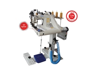 2.800 - 3.000 Pieces / 8 Hours Pneumatic Automatic Denim Sleeve Sewing Machine - 1