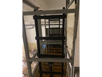 1000 Kg 2-Stop Cage Compact System Load Lift - 4