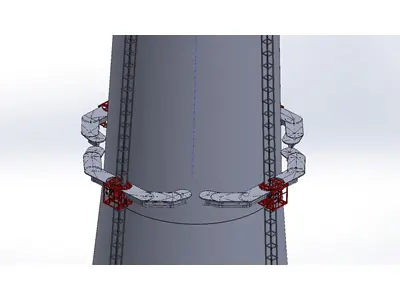 Facade Master 1250 Double Column Facade Working Platform