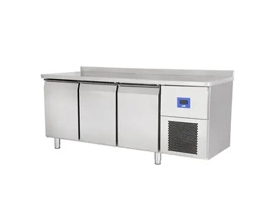 3 Stainless Steel Door Horizontal Type Refrigerator