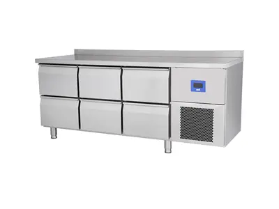 6 Drawer Horizontal Type Refrigerator