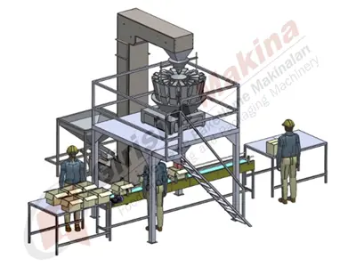 Automatic Carton Opening Forming Filling Packaging System