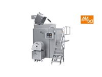 5 - 8 Ton/Hour Hydraulic Push Industrial Meat Mincer Machine - 0