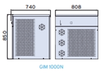 1000 Kg / Gün Granül Buz Üretim Makinası - 1