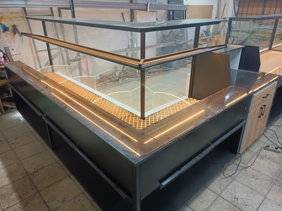 Kebab Pastry Appetizer Cake Cabinet Set of 2 Cases - 3