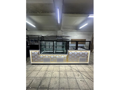 2 Cases Kebab Appetizer Cake Cabinet Set - 0