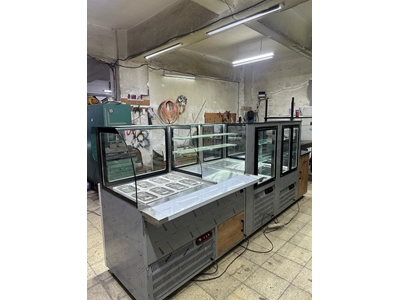 2 Cases Kebab Appetizer Cake Cabinet Set - 2