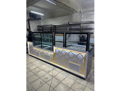 2 Cases Kebab Appetizer Cake Cabinet Set - 1