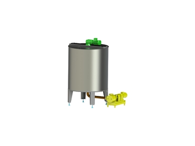 3000 Kg Stainless Stirring Chocolate Storage Tank - 1