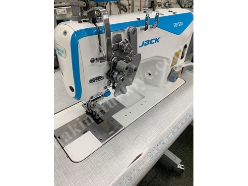 Jack JK-58750-405 Electronic Double Needle Straight Stitch Machine