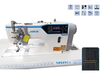 JK-58750F-105 Electronic Large Hook Thread Trimming Double Needle Sewing Machine - 0