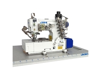 Machine à coudre à recouvrement électronique avec coupe-fil pour couture cariocas Juki-JIN F1F-U356-SN - 1