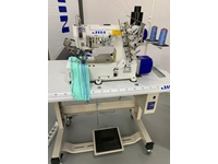 Machine à coudre à recouvrement électronique avec coupe-fil pour couture cariocas Juki-JIN F1F-U356-SN - 0