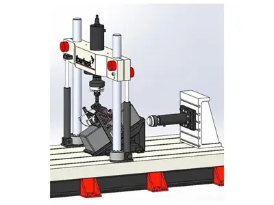 Multifunktionale Schienenkompressions-Biegezug-Prüfmaschine