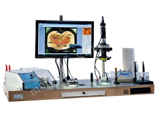Numune Kıvrım Kesme Parlatma Ve Aşındırma Mikrograf Ölçüm Sistemi