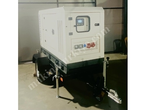 Générateur remorquable diesel de 25 kW avec cabine