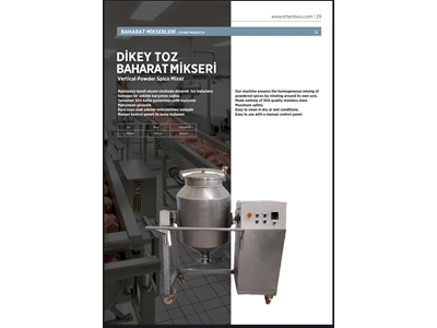 Edelstahl Vertikaler Gewürzmischer - 2