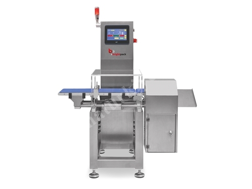 180 Pieces / Minute (0-600Gr) Checkweigher Weight Control Machine