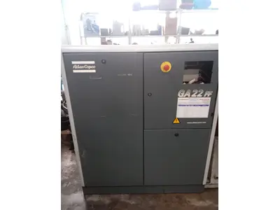 22 kW (10 Bar) Second Hand Screw Compressor with Dryer
