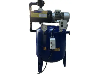 Öl-Umlauf-Vakuumsystem (1P * 200 Liter, auf Rädern - mit Sammler)