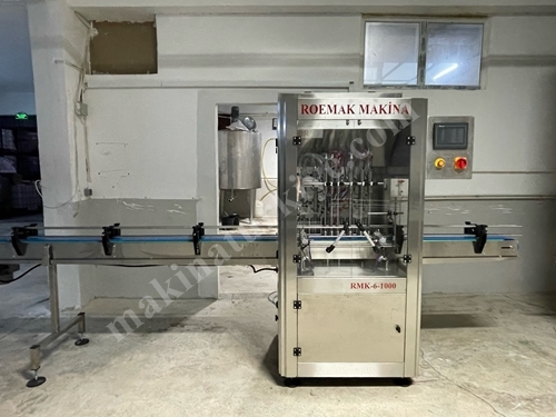 6 Nozzles Linear Liquid Filling Machine