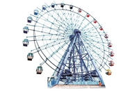 36 Cabins 216 Persons 65 Meters Ferris Wheel - 4